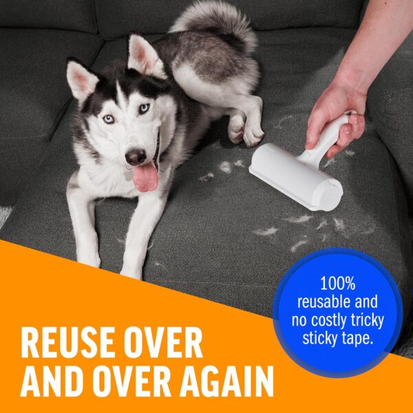 Roller Pet Hair Remover and Reusable Lint Roller - Image 3